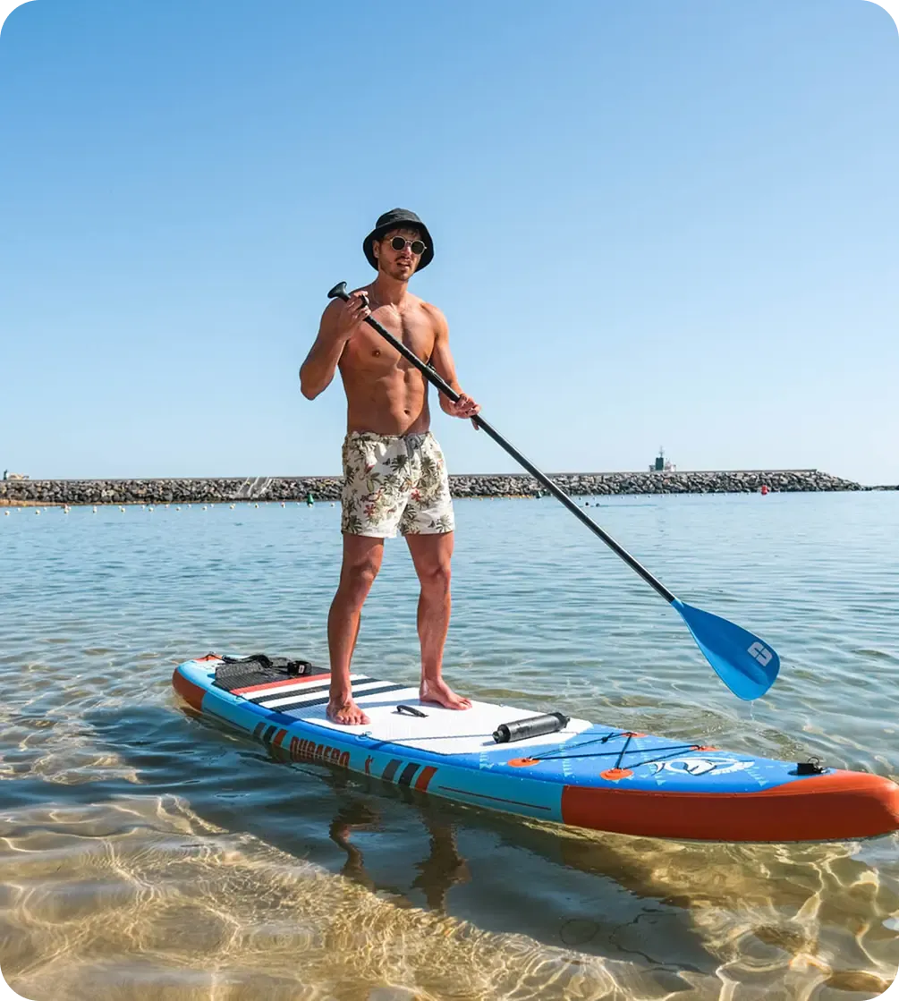 Tour de paddle board al amanecer